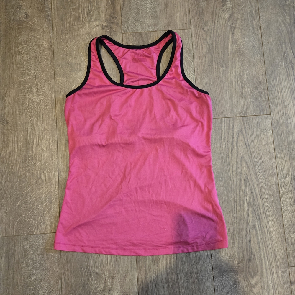 Pink Racerback Tank Top Fila Womens